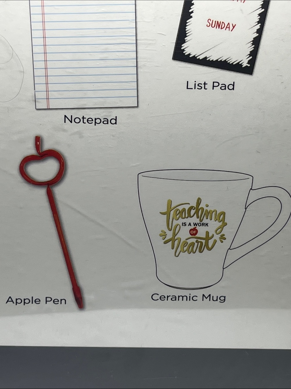 Teaching Is a Work of Heart White & Red Mug Gift Set - Picture 8 of 10